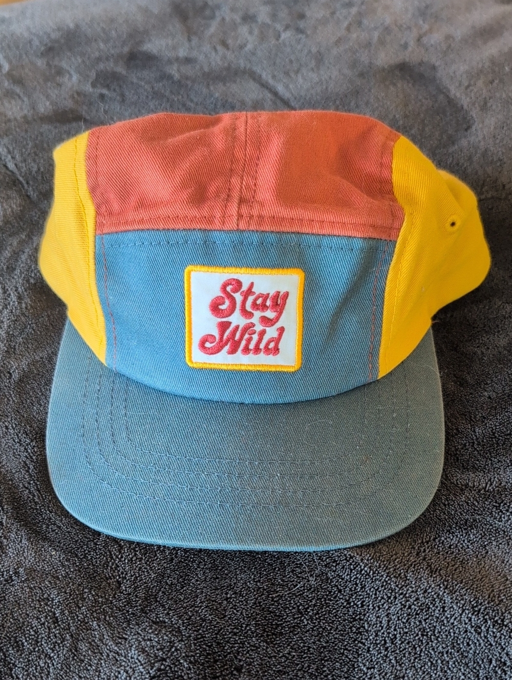 Trek Light Gear Stay Wild Colorblock Kids Camp Hat 100% Cotton